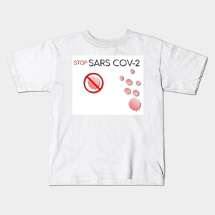 INFOGRAPHICS OF stop Covid 22 Kids T-Shirt